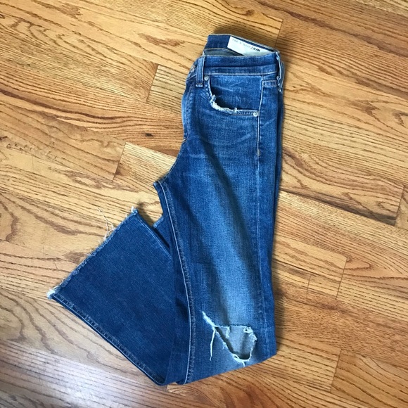 Rag & Bone 10” Crop Flared Jeans - Picture 3 of 11